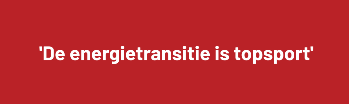 afbeelding De energietransitie is topsport